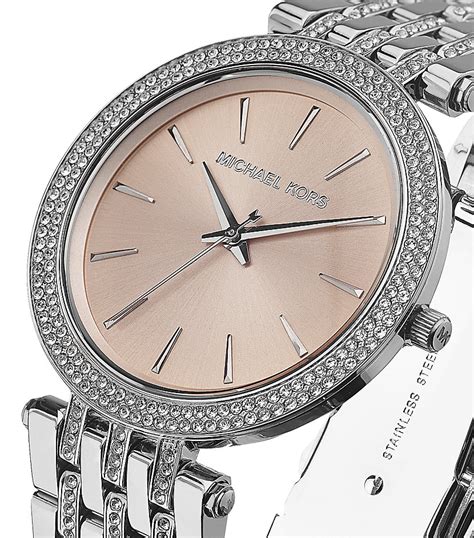 silver women's michael kors watch|Michael Kors access watch silver.